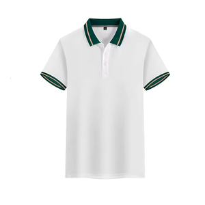 Nueva Camiseta de Moda para Hombre, Tejida, 100% Algodón, Manga Corta, Cierre de Botones, Color Sólido, Informal, Envío Directo desde BD - Product Image 6