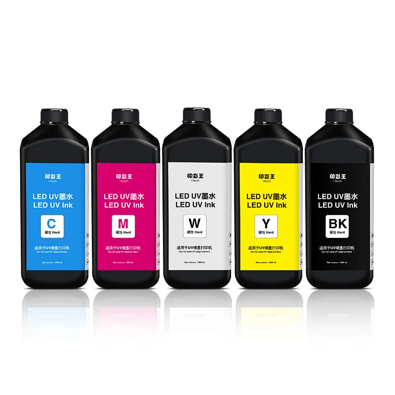 Led tinta Uv tinta Premium Curable untuk Dx5 Dx7 Tx800 Xp600 kepala cetak Printer Uv harga tinta Uv