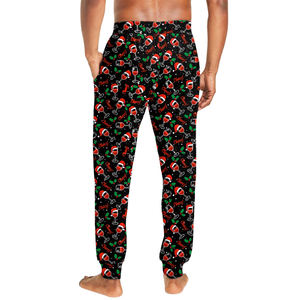 <b>Mens</b> <b>Christmas</b> Sweatpants Polyester Trousers <b>Christmas</b> Sweatpants Festive Casual <b>Pants</b> Holiday Fashion Wear - Product Image 2