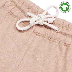 กางเกงขาสั้นผ้าฝ้ายออร์แกนิกสำหรับผู้ชายผ้าเจอร์ซีย์สีน้ำตาลมรดกสืบทอดขนาด5.4 oz ผ้าเย็บตะเข็บ6นิ้วนุ่มมากระบายอากาศได้มีสายคาดเอวยืดได้ - Product Image 3