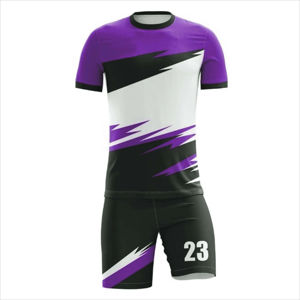 Uniformes de fútbol personalizados para adultos Última versión Diseño sublimado personalizado Jersey Team Wear - Product Image 2