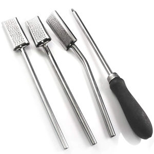 Juego de 4 Limas Dentales Equinas de Acero de Alta Calidad, Limas Dentales para Caballos, Instrumentos Veterinarios Ajustables en Ángulo Recto - Product Image 4