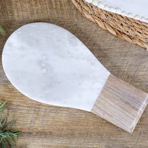 Repose-cuillère en marbre pour cuisine Support de cuisine en métal pour spatules Cuillères Pinces Plus - Product Image 5