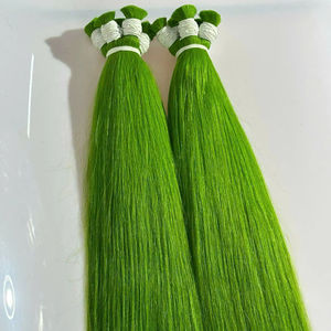 Máquina vietnamita de extensiones de cabello humano a granel Remy Virgen sin procesar de alta calidad, trama doble para fabricantes de pelucas, salón de trenzas - Product Image 1