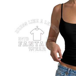 FANTASY WEAR 2026 Nueva Llegada Chaleco Casual Holgado para Mujer, Camiseta sin Mangas de Algodón Suave, Certificación CE - Product Image 2
