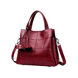 Sac à main unisexe de luxe en cuir de vache véritable personnalisé, nouveau design, fermeture éclair, deux poignées portables, bandoulière de voyage, 1-1,9 L - Product Image 2