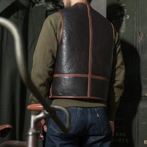 Chaleco de lona tipo C-3 para hombre, chaqueta de aviador, chaleco de piel de oveja, impermeable, cortavientos, transpirable, ropa de abrigo de invierno - Product Image 5