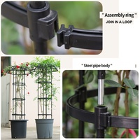 Support de plante grimpante en forme de parapluie assemblé 210*70CM pour roses, concombres, citrouilles, vignes, légumes, outils de jardinage