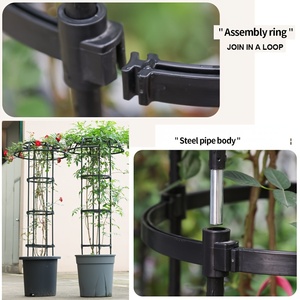<span class=keywords><strong>Support</strong></span> de plante grimpante en forme de parapluie assemblé 210*70CM pour roses, concombres, citrouilles, vignes, légumes, outils de jardinage - Product Image 5