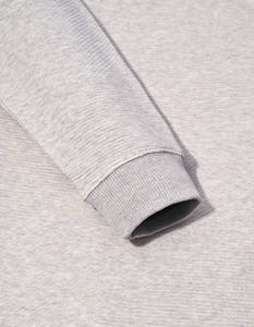 Alta calidad 500gsm en blanco Heavy Fleece cuello redondo gota hombro sudadera logotipo personalizado hombres cuello redondo sudadera - Product Image 4