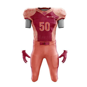 Uniforme de fútbol americano transpirable con logotipo personalizado, ropa deportiva profesional, uniforme de fútbol americano para venta en línea - Product Image 1
