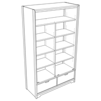 Meubles de cuisine modulaires de luxe modernes et classiques en bois massif écologique, ornements royaux haut de gamme, sur mesure, garantie 5 ans