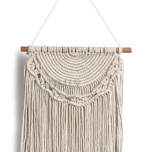 Tenture murale en coton macramé bohème fait à la main décor de fête pour les occasions d'anniversaire de Pâques de Diwali - Product Image 2