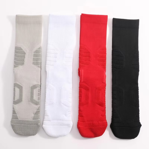 Athletic <b>Socks</b> High Quality Comfort Basketball Design Premium Cotton / <b>Polyester</b> Crew <b>Socks</b> - Product Image 4