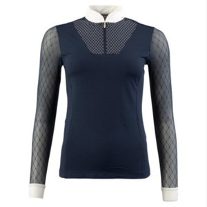 Camiseta de Equitación para Mujer, Cómoda, Elegante, Deportiva, Tejido Elástico, Absorbe la Humedad, Transpirable - Product Image 4