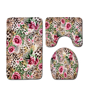 Custom Printed Bath <b>Mat</b> <b>Bathroom</b> Rug <b>Set</b> for <b>Bathroom</b> Non-Slip Shower Curtain Bath <b>Mat</b> - Product Image 5
