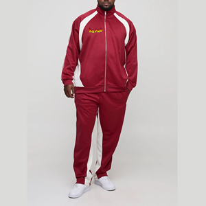 OEM/ODM hombre chándal hombro caído 2 piezas conjunto Regular sólido con capucha personalizado bordado logotipo Streetwear Hip Hop hombres - Product Image 1