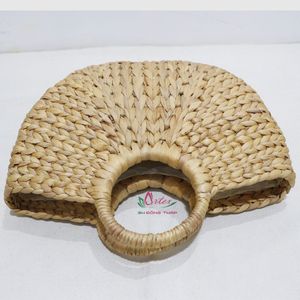 Jacinto de agua natural Moda Casual Tote Bolsos para mujeres con cierre de cubierta - Product Image 3