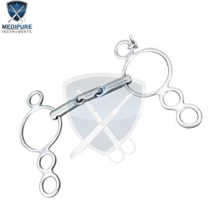 Bocado de Acero Inoxidable con Anillo Suelto para Equinos, Equipo de Control de Equitación con Boquilla Articulada Suave para Entrenamiento de Caballos - Product Image 6