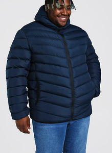 SI03032 Vêtements d'extérieur chauds et personnalisés pour hommes avec logo pour l'hiver Veste à bulles pour hommes Manteau pour hommes pour l'hiver Vestes à capuche pour hommes - Product Image 3