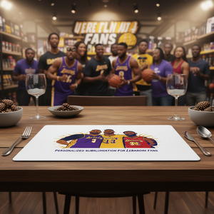 Tovagliette Personalizzate per Sublimazione per i Fan di Lebron - Product Image 3