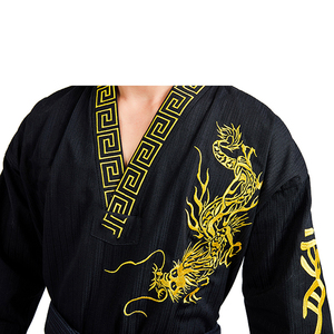 ชุดคาราเต้พร้อมกางเกงเอวยางยืดและเสื้อหุ้มให้การเคลื่อนไหวเต็มรูปแบบและชุดกิโมโน Jiu Jitsu พอดีตัวได้ง่าย - Product Image 5