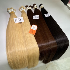 Extensiones de Cabello a Granel de Color Personalizado, Súper Dobles, Lisas, 100% Cabello Humano Vietnamita Virgen Crudo con Cutícula Alineada - Product Image 2