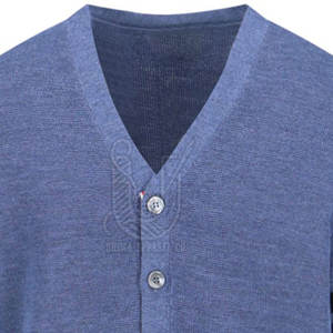 Suéter Cárdigan con Logotipo Frontal Transpirable para Hombre, Suéter de Punto con Botones, Informal, de Manga Larga, Cuello en V, Ropa de Punto de Invierno - Product Image 4