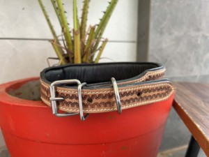 Tay công cụ da chó cổ áo sọ mô hình phương tây tay công cụ Da vật nuôi cổ áo bán buôn số lượng lớn sản phẩm đa sử dụng - Product Image 4