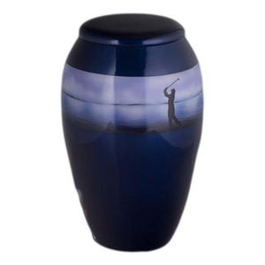 Urna de cremación de aluminio para adultos con águila azul, urna funeraria conmemorativa, contenedor, tarro, imagen, urnas de cremación, estilo europeo - Product Image 4