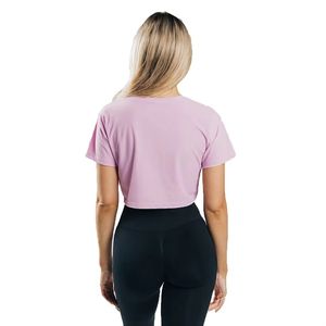 Femmes Crop Top Doux Confortable Personnalisé Design Unique Personnalisé Demande Logo Femmes Crop Top Extérieur Léger Anti-transpiration - Product Image 4