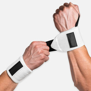 Wholesale Custom Logo Quality Adjustable <b>Gym</b> Wrist <b>Wraps</b> Band Wrist <b>Wraps</b> - Product Image 1