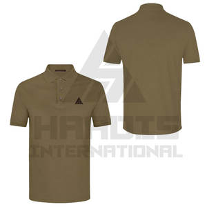 Último diseño de alta calidad de algodón Polo camisa de manga corta Casual deportes Slim Fit hombres Polo camiseta - Product Image 6