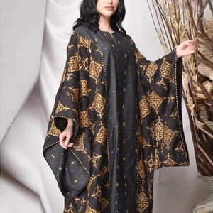 Vestido musulmán de Abaya para mujer, caftán marroquí, Hijab de Ramadán, Kimono holgado de Jilbab, primavera 2023, 2023 - Product Image 2