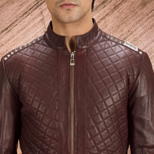 Wholesale Casual Style Top Quality Men Stylish Leather <b>Jacket</b> Good Quality Men Leather <b>Jacket</b> Solid Color - Product Image 2