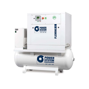 Powersystem ชุดสกรูคอมเพรสเซอร์อุตสาหกรรมแบบเฟลมมิ่ง Df พร้อมถังและมอเตอร์เครื่องเป่าสารทำความเย็นอายุการใช้งานยาวนาน - Product Image 1
