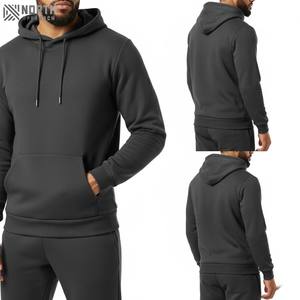 ชุดวอร์มผ้าคอตตอนผ้าฟลีซสำหรับผู้ชายชุดวอร์มผ้าคอตตอนผ้าฟลีซชุดวอร์มปักตามสั่ง - Product Image 5