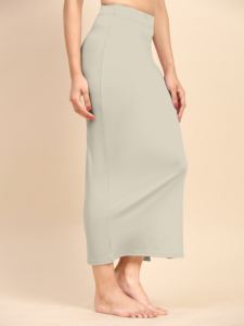 Trendmalls Breathable for Spandex <b>Saree</b> <b>Shapewear</b> Petticoat for Women Dark Beige (P02) - Product Image 4