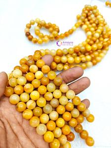 Venta al por mayor de hebras de cuentas de Aventurina amarilla de 4mm, artesanías de piedra de ágata semipreciosa para curación, comprar en línea de cristales Amayra - Product Image 3
