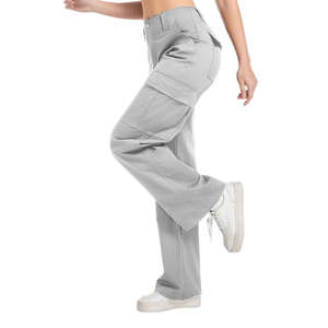 กางเกงคาร์โก้ผ้าแคนวาสดีไซน์ล่าสุด สไตล์ลำลอง ปิดด้วยเชือกผูกเอว ระบายอากาศได้ดี น้ำหนักเบา สำหรับผู้ชาย สีพื้นเรียบแบบสั่งทำ สไตล์ไฮสตรีท - Product Image 3