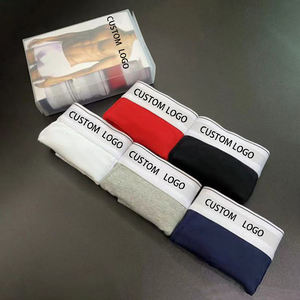 Calzoncillos Boxer de Punto para Hombre, Diseño Personalizado OEM y ODM, 100% Algodón, Transpirables, de Secado Rápido, Antibacterianos y Ecológicos - Product Image 1