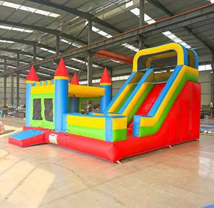 บ้านลมเป่าลม JIALE JL-2016 พร้อมสไลเดอร์และบ่อบอล ทำจาก PVC สำหรับสนามเด็กเล่นกลางแจ้งเชิงพาณิชย์ - Product Image 2