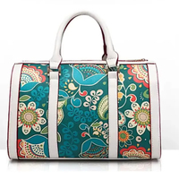 Sac fourre-tout en toile imprimé ethnique bohème de grande capacité pour femmes nouveau sac de messager à usage quotidien de conception de bouton populaire de mode Vintage