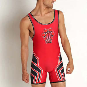 OEM Custom Brand Name Men's Strapless Wrestling <b>Singlet</b> Bodysuit For Gym Jiu Jitsu Kimono <b>Weightlifting</b> Powerlifting MMA <b>Singlet</b> - Product Image 4