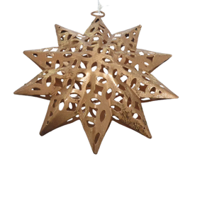 Precios de Venta caliente Juego de 2 corazones colgantes de hierro de metal para decoración de pared Chapado en latón personalizado hecho a mano al por mayor a granel - Product Image 6