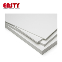 Panel de espuma de PVC Easty de 3 mm y 5 mm, blanco, para impresión, publicidad, láminas para techos, 1220x2440 mm