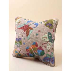 Housse de coussin brodée à la main Suzani Imaco Rugs 45 cm x 45 cm pour coussins décoratifs - Product Image 2