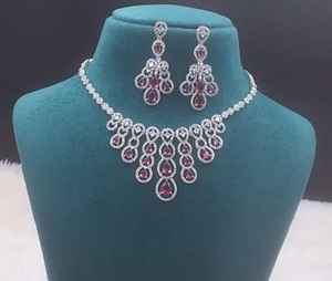 Ensemble de bijoux en laiton pour femmes glamour Mode de luxe élégante avec des diamants américains Cadeau de mariage et de célébration parfait pour elle - Product Image 6