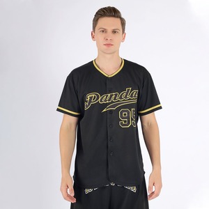 Uniforme de baseball Industrie Sportswear Personnalisé Camo Orange-Noir Authentique Salut Au Service Maillot de Baseball - Product Image 5