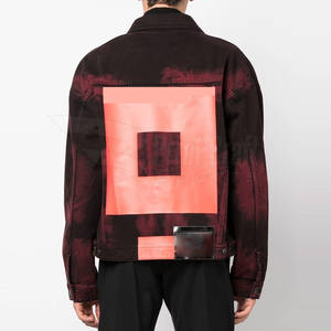 แจ็กเก็ตยีนส์คอปกพับของผู้ชายแจ็กเก็ตยีนส์ไซส์ใหญ่พิเศษแจ็คเก็ตยีนส์สำหรับกิจกรรมกลางแจ้ง - Product Image 3